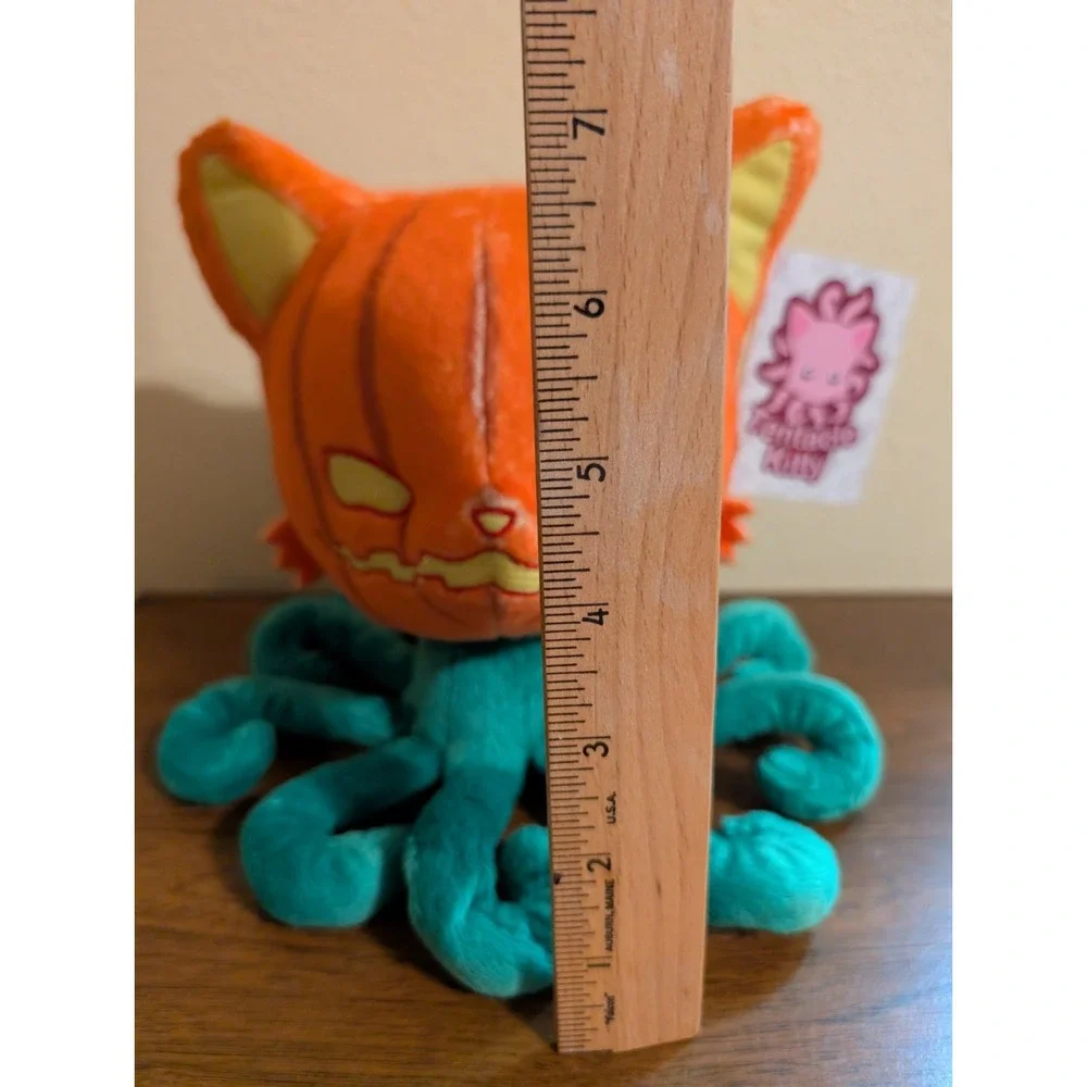 Tentacle Kitty CAT-O-LANTERN Pumpkin Cat Halloween Plush Stuffed Jack O lantern